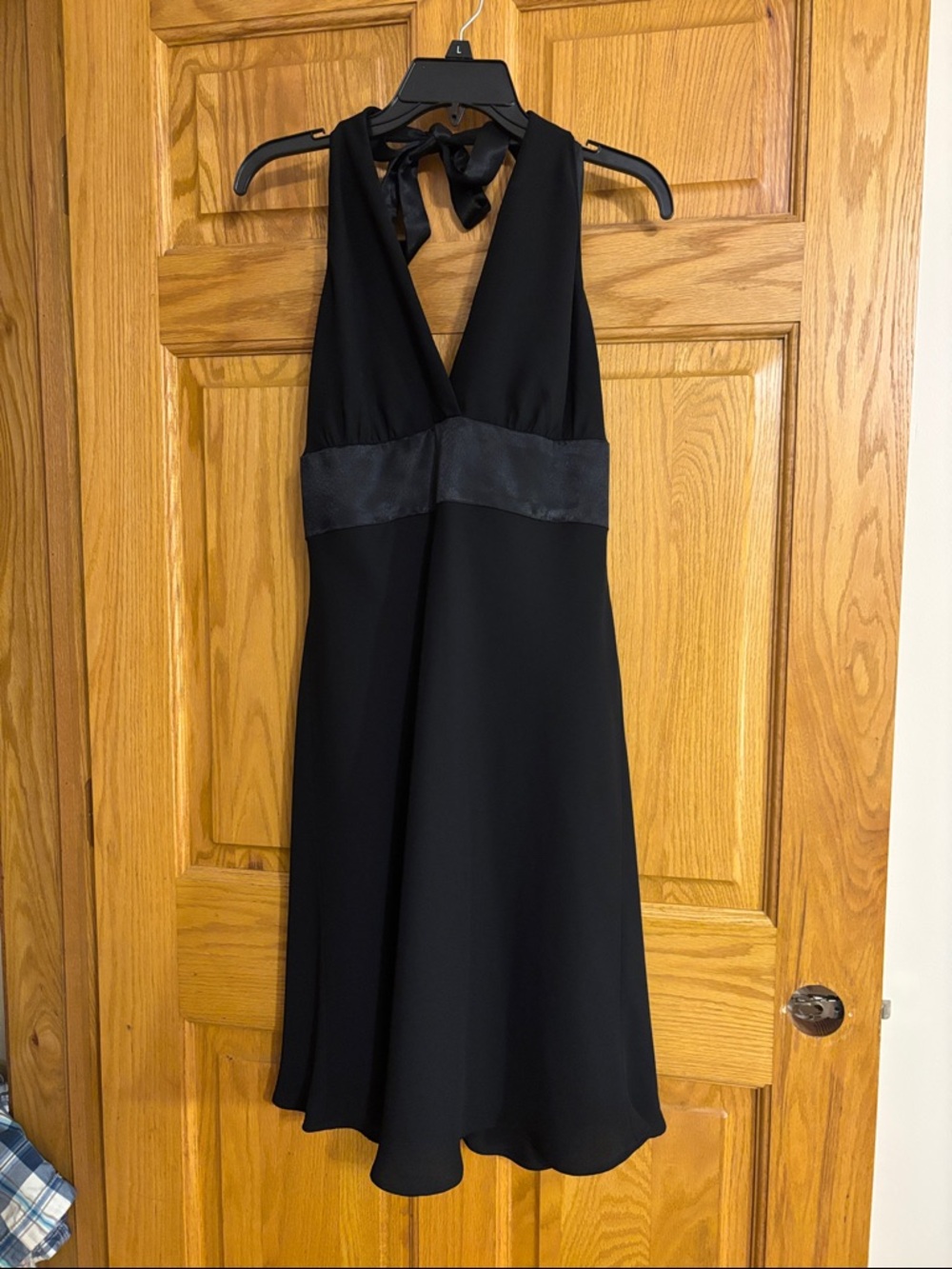 Jones New York Black Halter Cocktail Dress